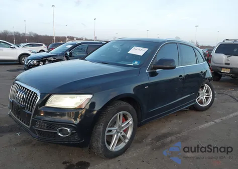 2013 Audi Q5 3.0T Premium Plus из США, поврежденный, VIN WA1DGAFP5DA051592